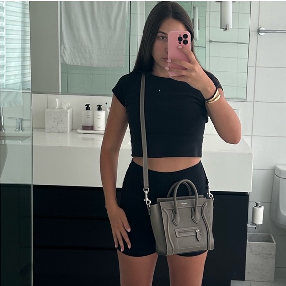 Celine Nano Luggage in Taupe - Picture 6 of 9